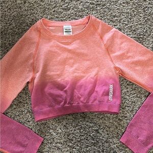 Gymshark Pink and Purple Ombre Hoodie